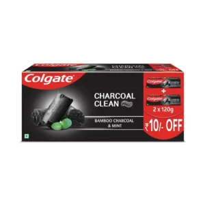 Colgate Charcoal Clean Toothpaste, Bamboo Charcoal and Mint 240g