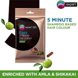 Godrej Expert Easy 5 Minute Hair Colour Sachet Natural Brown 4