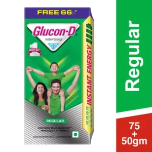 Glucon-D Regular Glucose Powder75gm+50gm=125g