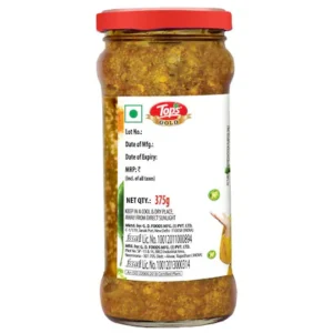 Tops Gold Green Chilli Pickle 375g