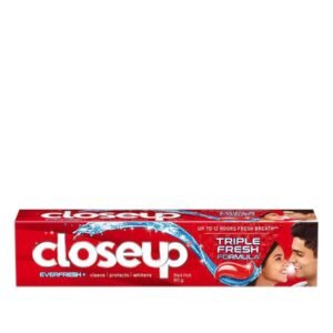 Closeup Red hot  everfresh++ triple fresh formula 80g