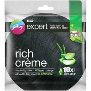 Godrej Expert Rich Creme Hair Colour Natural Black Long Lasting