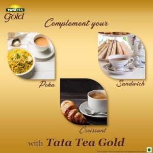 Tata Tea Gold Premium Assam teas with Gently Rolled Aromatic Long Leaves Rich & Aromatic Chai Black Tea 1 kg